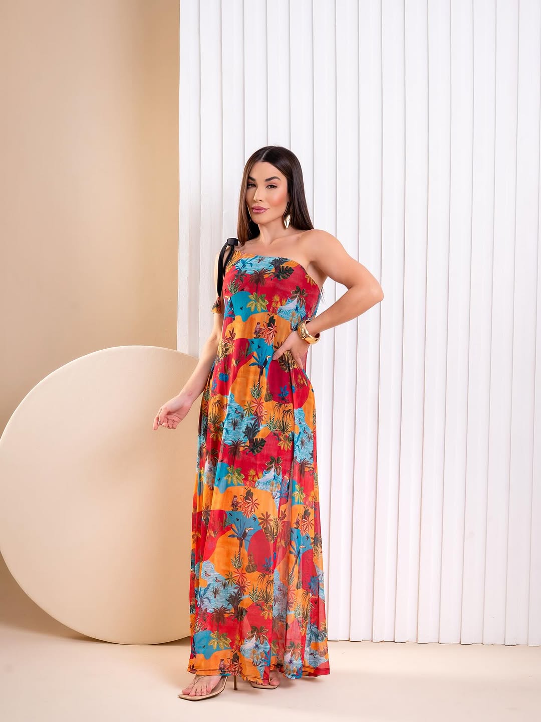 Vestido Aurora Tropical